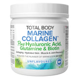 Tub of Natural Factors Total Body Marine Collagen w/Hyaluronic Acid, Glutamine & Biotin (Unflavoured) 135g
