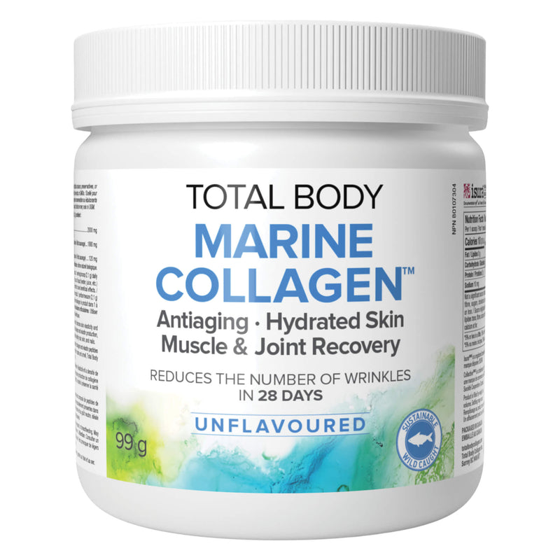 Tub of Natural Factors Total Body Marine Collagen (Unflavoured) 99g
