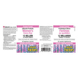 Natural Factors Ultimate Women's Multi Probiotic 12 Billion Live Probiotic Cultures Label
