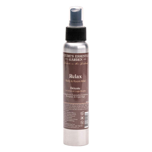 Spray Bottle of Nature's Essential Garden Body & Room Spray - Relax 120ml
