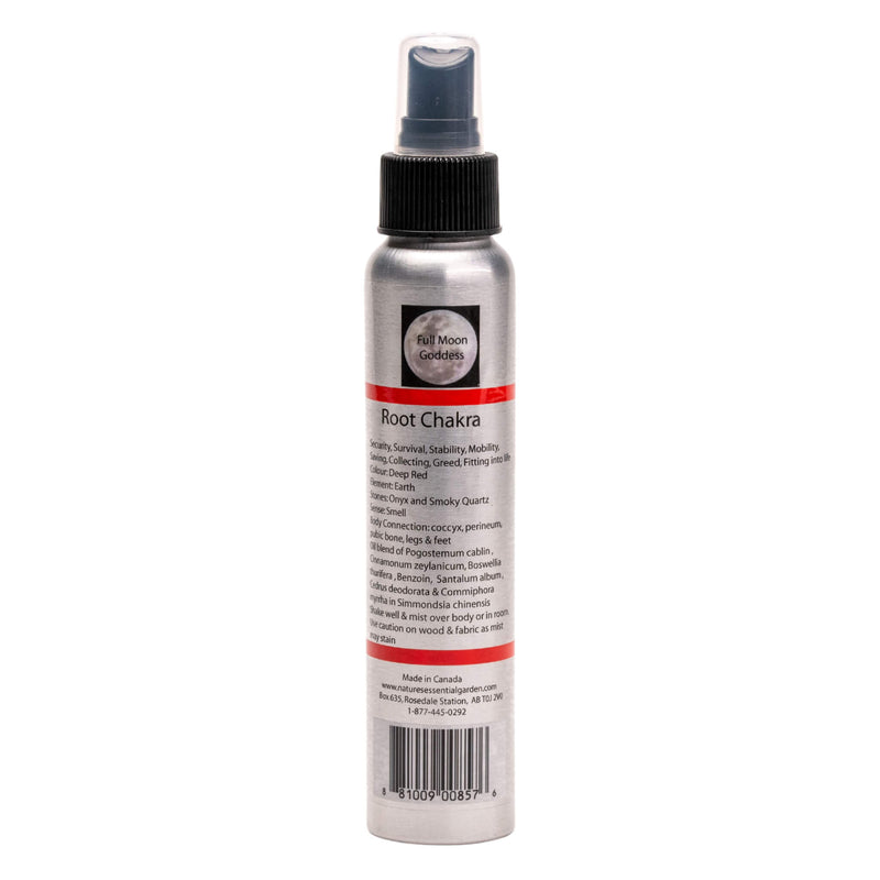 Spray Bottle of Nature's Essential Garden Chakra Spray - Root - Red 120ml
