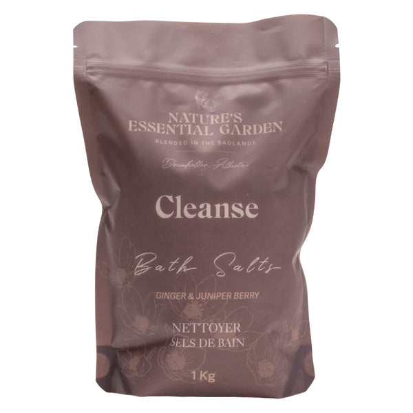 Bag of Nature's Essential Garden Bath Salts - Cleanse 1Kg
