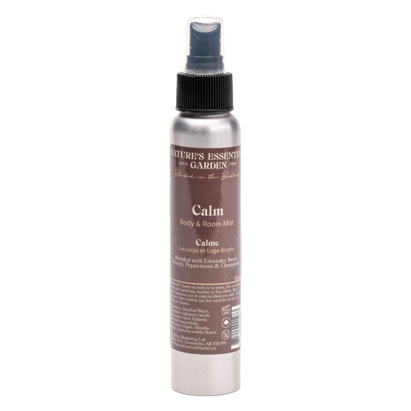 Spray Bottle of Nature's Essential Garden Body & Room Spray - Calm 120ml
