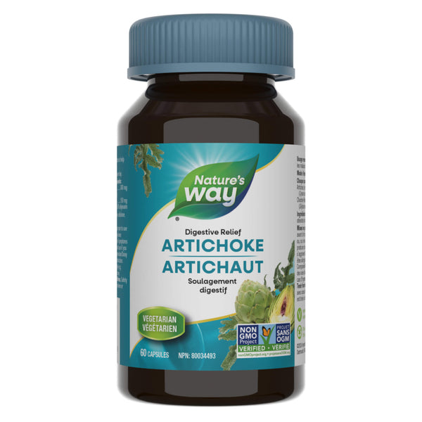 Bottle of Nature's Way Artichoke 60 Capsules
