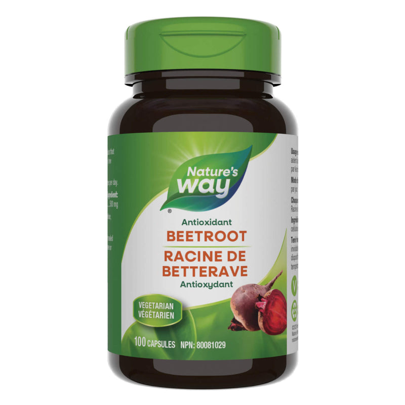 Bottle of Nature's Way Beet Root 100 Capsules
