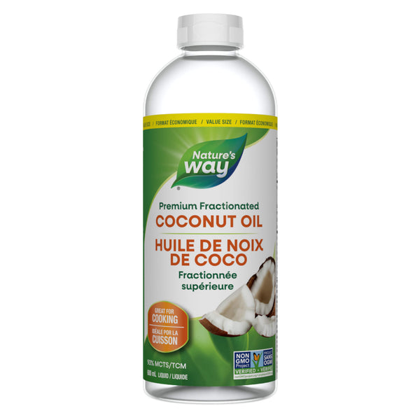 Bottle of Nature's Way Coconut Premium Oil, Liquid 600ml
