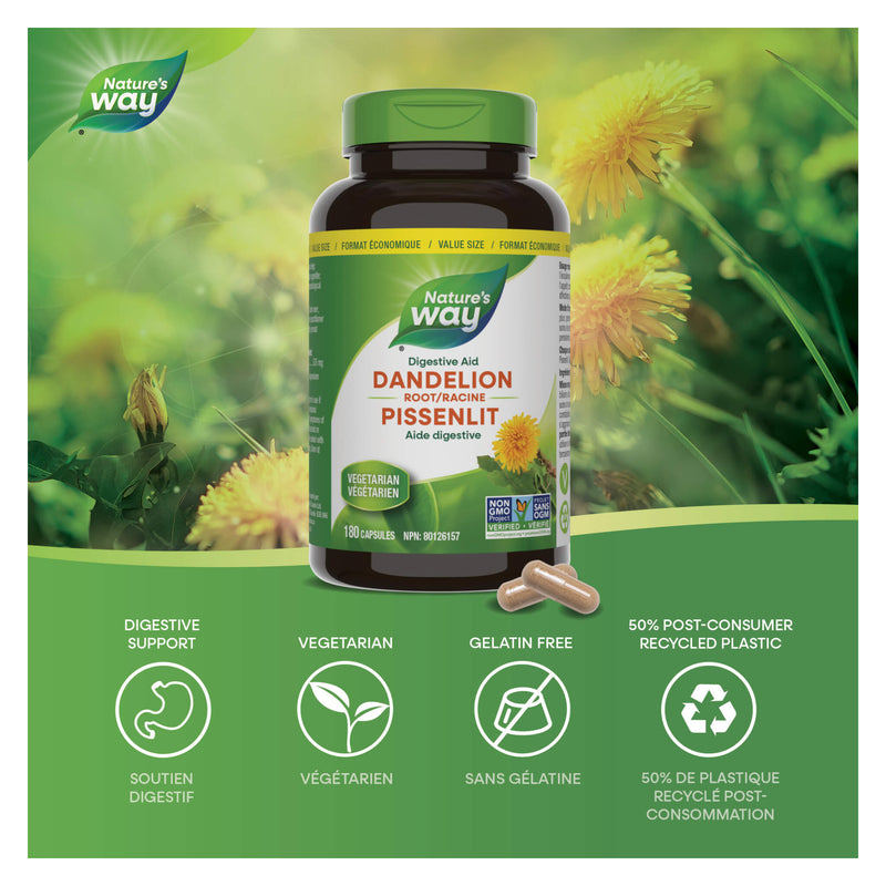 Nature's Way Dandelion Root Information 
