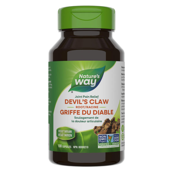 Bottle of Nature's Way Devil's Claw Root 100 Capsules
