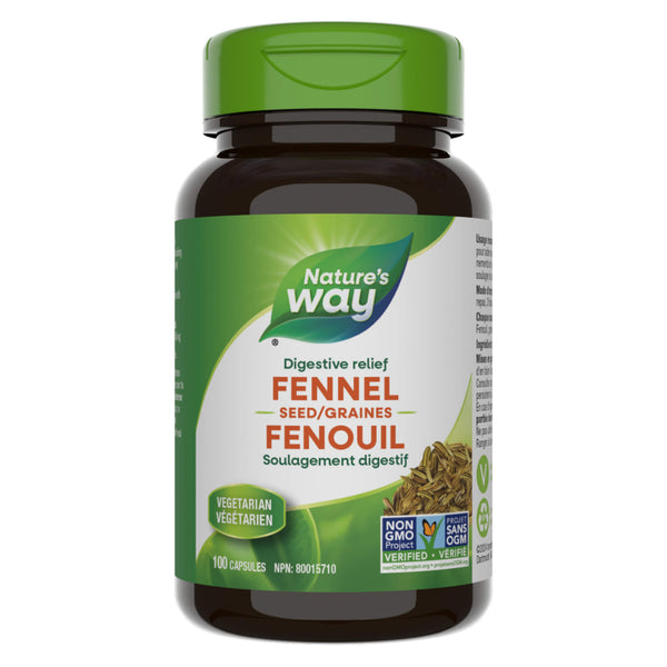Bottle of Nature's Way Fennel Seed 100 Capsules
