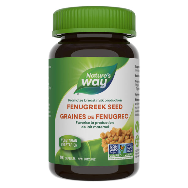 Bottle of Nature's Way Fenugreek Seed 100 Capsules
