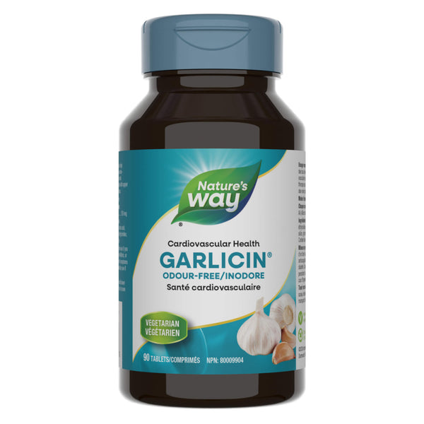 Bottle of Nature's Garlicin 90 Tablets
