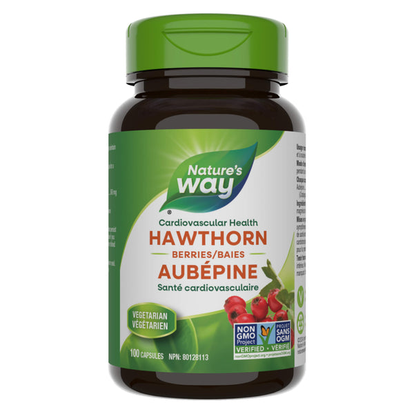 Bottle of Nature's Way Hawthorn Berries 100 Capsules
