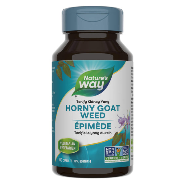 Bottle of Nature's Way Horny Goat Weed 60 Capsules
