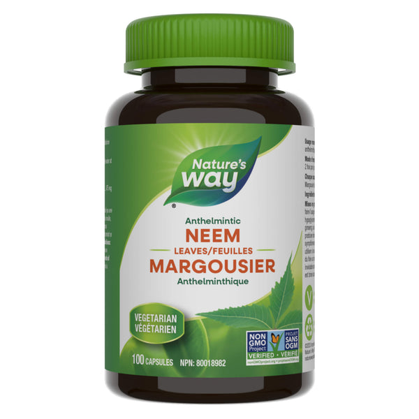 Bottle of Nature's Way Neem 100 Capsules

