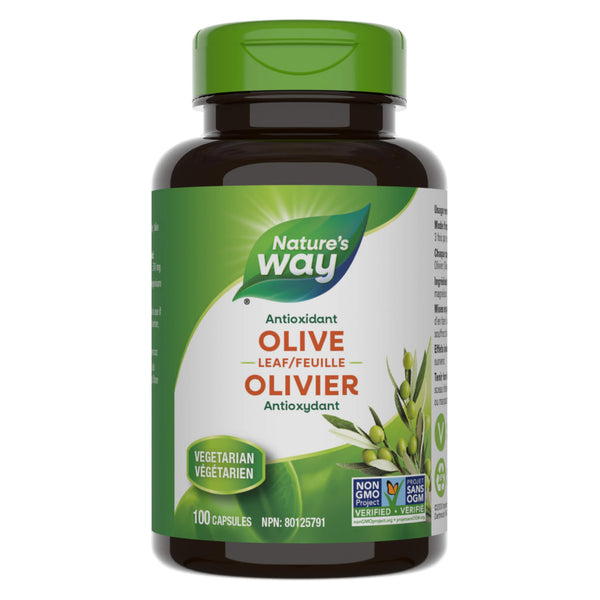 Bottle of Nature's Way Olive Leaf 100 Capsules
