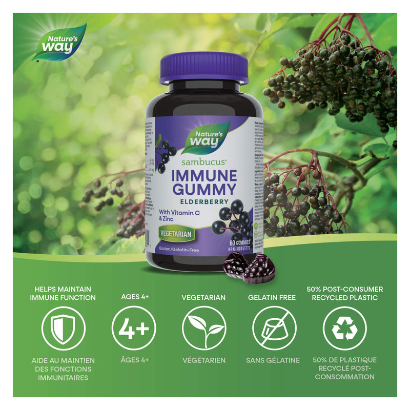 Nature's Way Sambucus Immune Gummies Information
