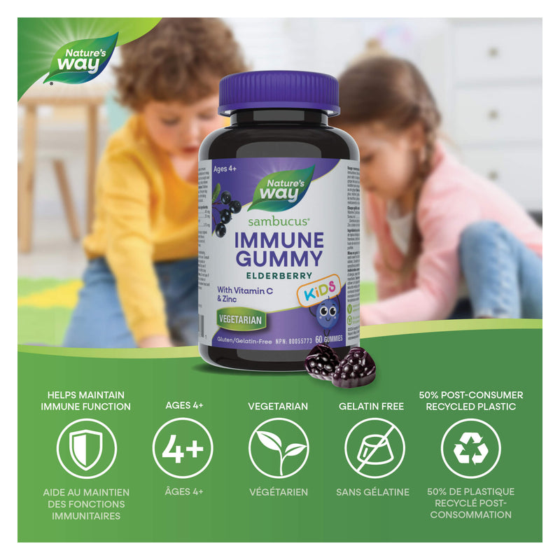 Nature's Way Sambucus Immune Kids Gummies Information
