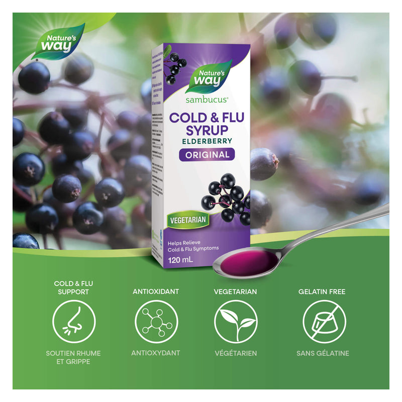 Nature's Way Sambucus Original Cold & Flu Information 
