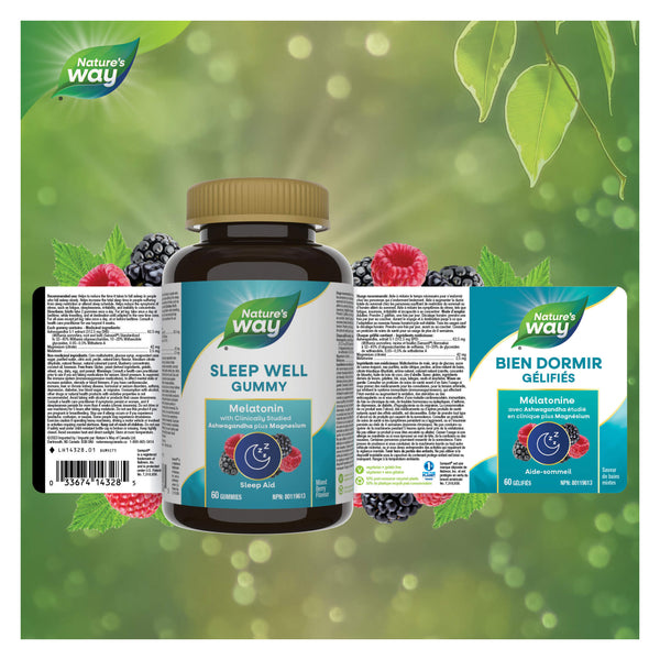 Nature's Way Sleep Well Gummies Label
