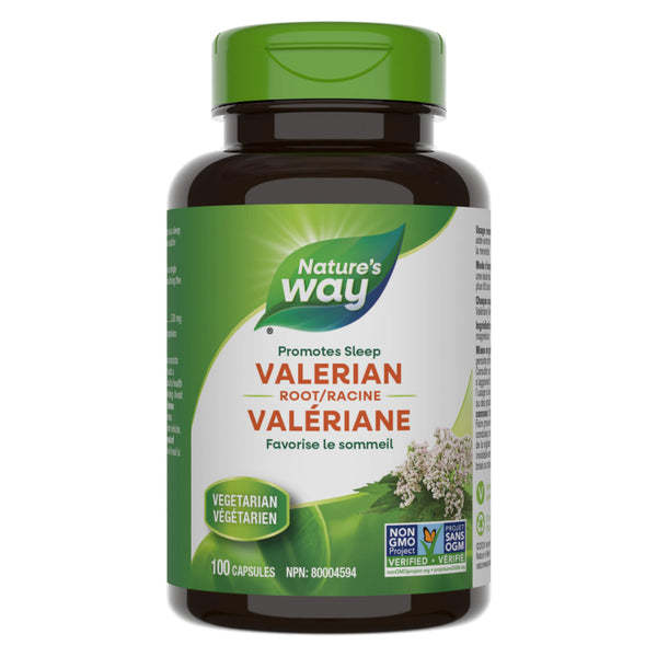 Bottle of Nature's Way Valerian Root 100 Capsules
