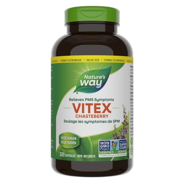 Bottle of Nature's Way Vitex 320 Capsules
