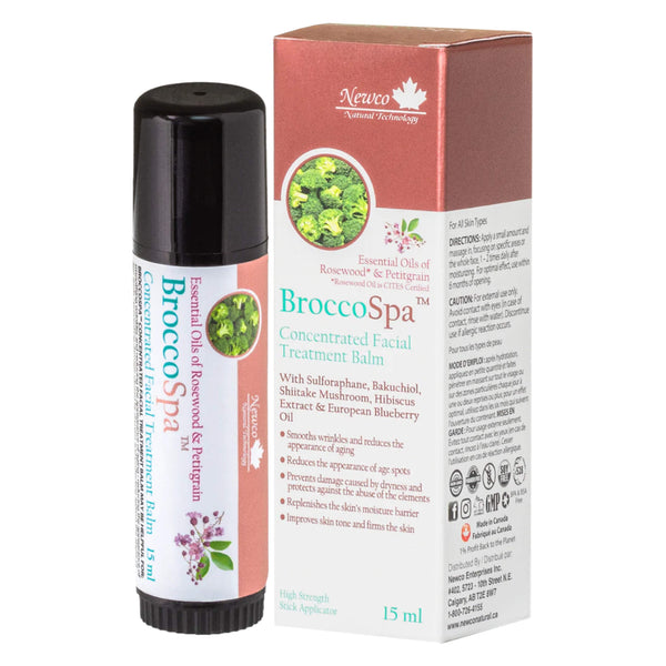 Tube & Box of NewCo BroccoSpa Concentrated Facial Treatment Balm 15ml
