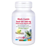 Bottle of New Roots Black Cumin Seed Oil 500mg 60 Softgels
