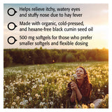 New Roots Black Cumin Seed Oil 500mg Information
