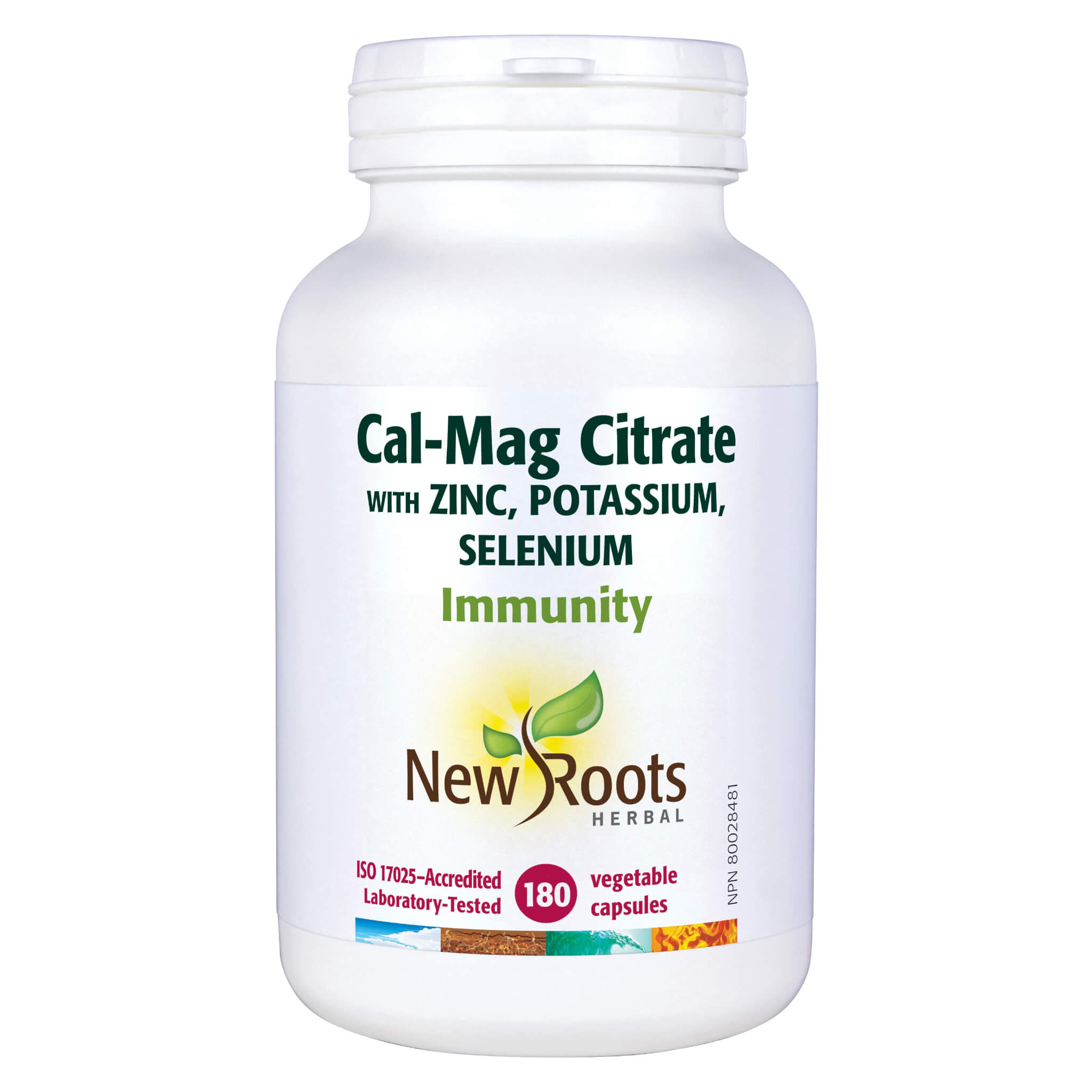 Optimum Health | New Roots - Calcium Magnesium Citrate w/ Zinc