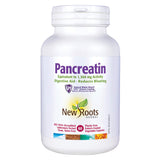 Bottle of New Roots Pancreatin 60 Vegetable Capsules
