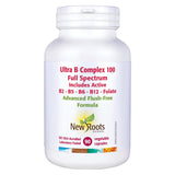 Bottle of New Roots Ultra B Complex 100 mg 90 Vegetable Capsules
