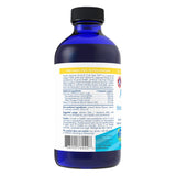Nordic Naturals Arctic Cod Liver Oil 1050mg Omega-3 237ml Liquid Lemon Flavour Back of Bottle
