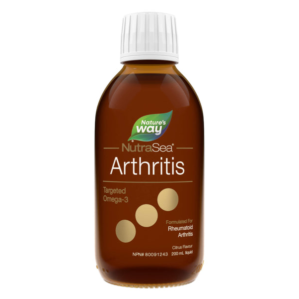 Bottle of NutraSea Arthritis Targeted Omega-3 (Citrus) 200ml

