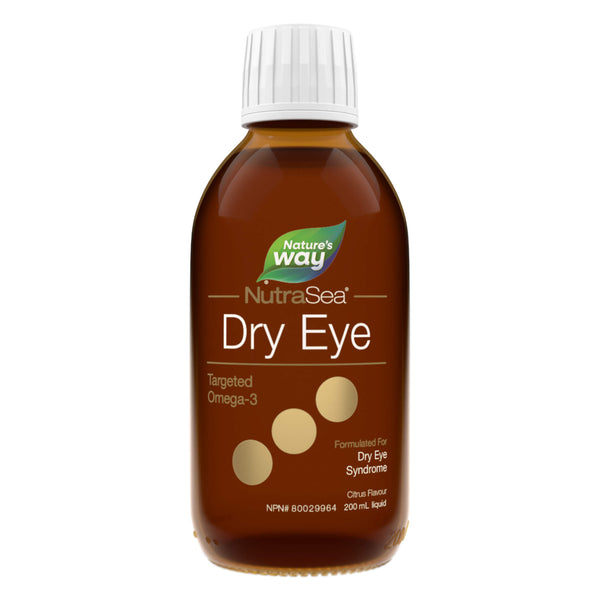 Bottle of NutraSea Dry Eye Targeted Omega-3 200ml
