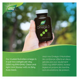 NutraSea Omega-3 Liquid Gels (Fresh Mint) - 60 Softgels - Information
