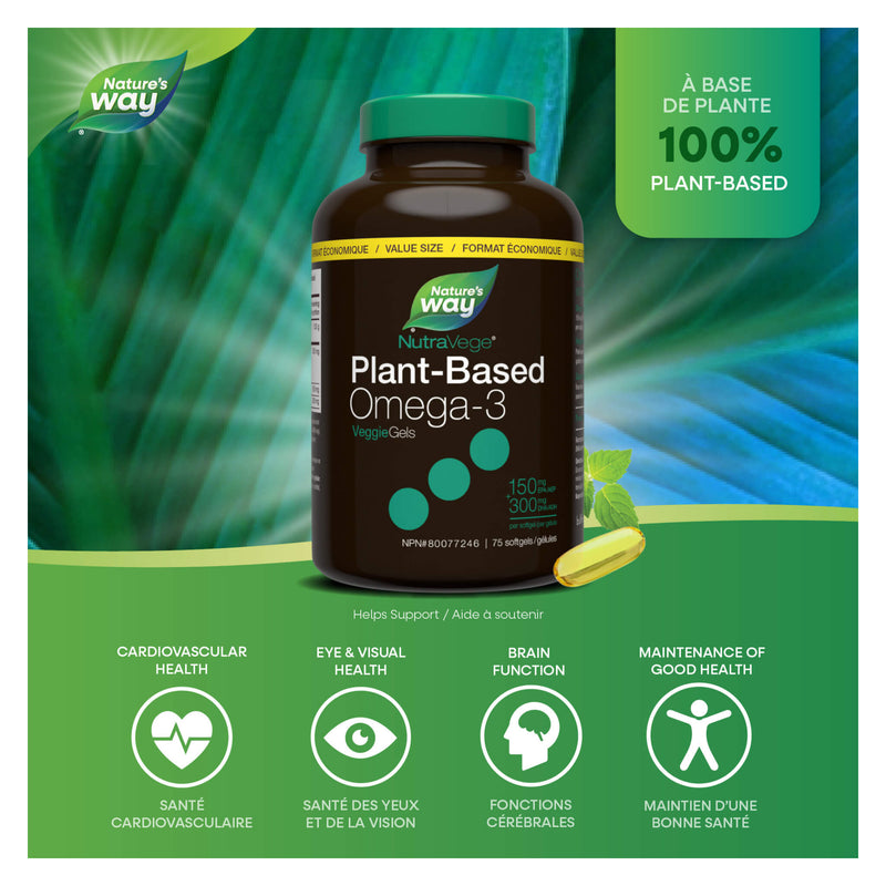 NutraVege Omega-3 Plant (Mint Flavour) Information
