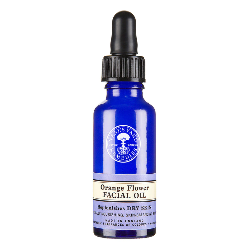 Dropper Bottle of Neal's Yard Remedies Orange Flower Facial Oil 30ml