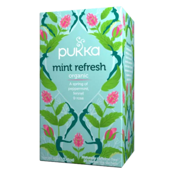 Box of Pukka Mint Refresh 20 Tea Bags