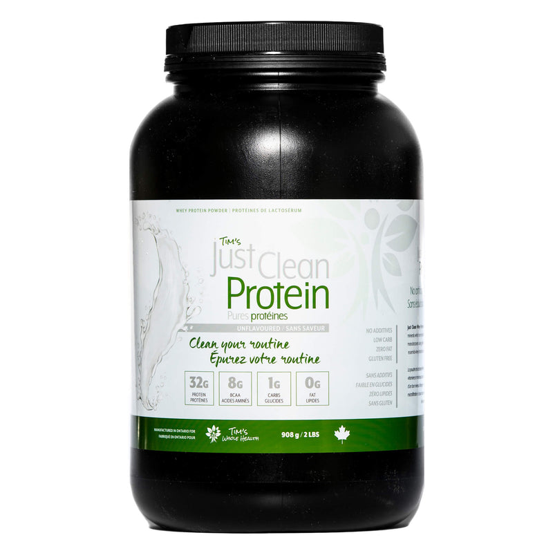 Tub of Tim's Whey Protein Isolate Unflavoured 2lbs