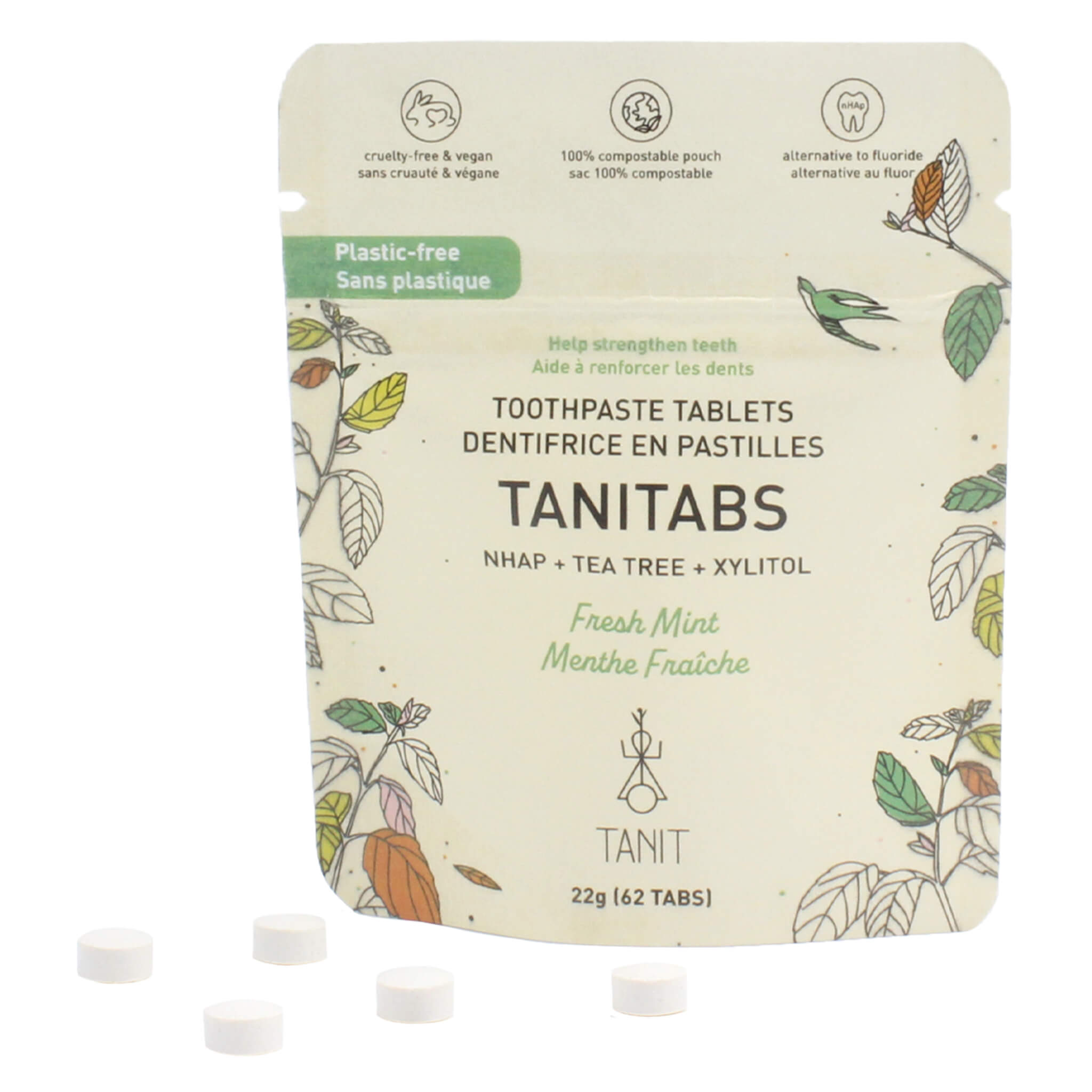 Optimum Health | Tanitabs - Toothpaste, Fresh Mint