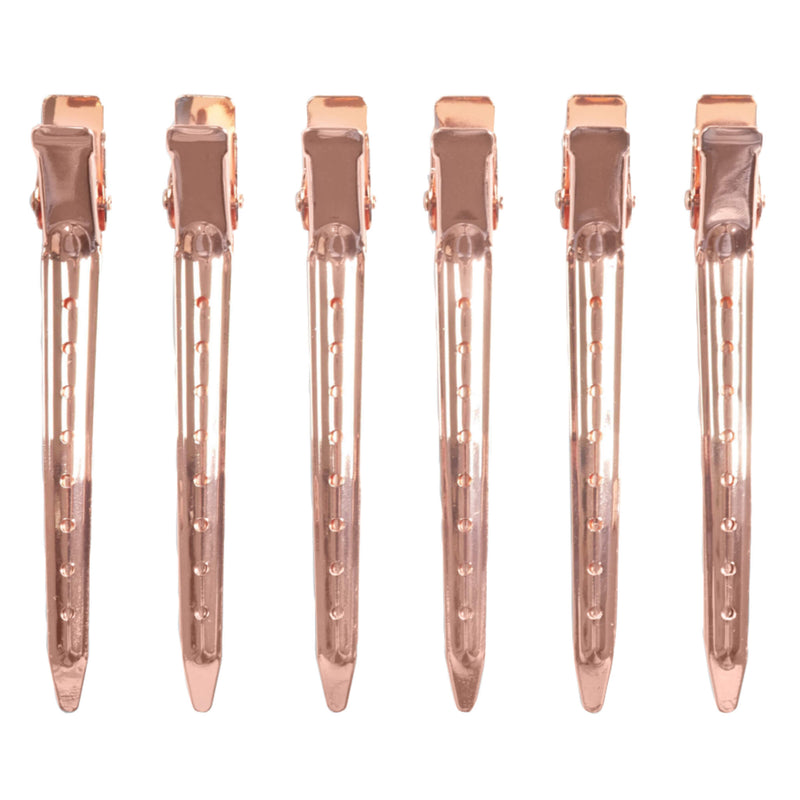 Kitsch Rose Gold Styling Clip 6pc