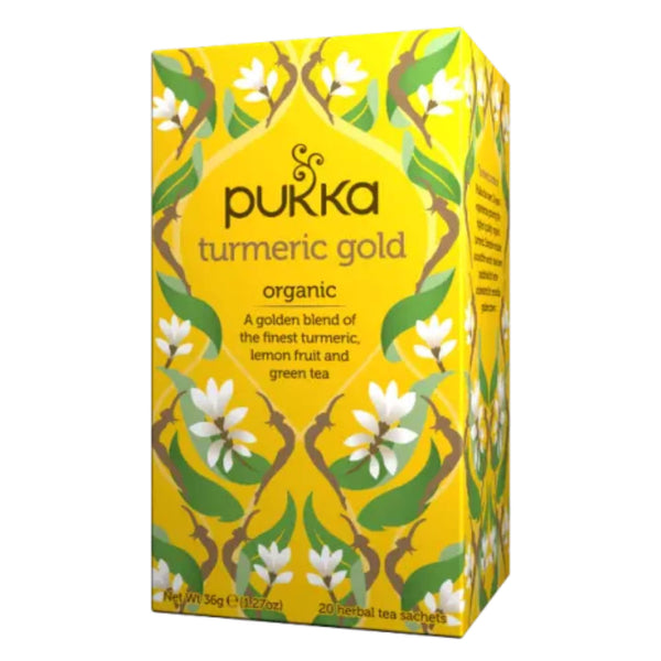 Box of Pukka Turmeric Gold 20 Tea Bags