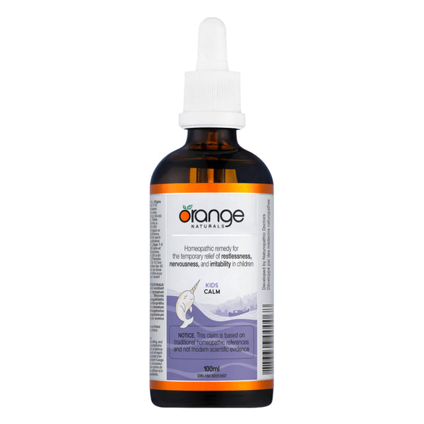 Dropper Bottle of Orange Naturals Calm for Kids 100ml
