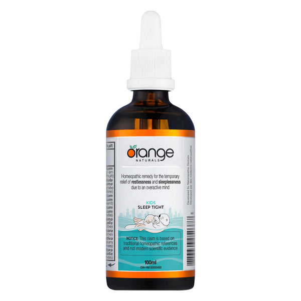 Dropper Bottle of Orange Naturals Sleep Tight for Kids 100ml
