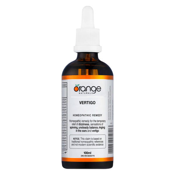 Dropper Bottle of Orange Naturals Vertigo 100ml
