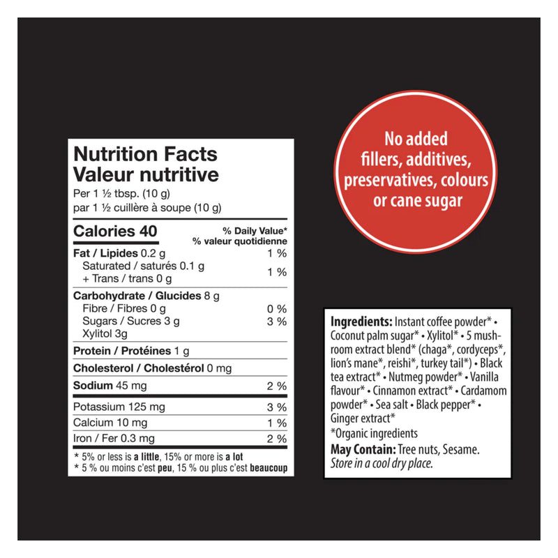 Organic Traditions Dirty Chai Information
