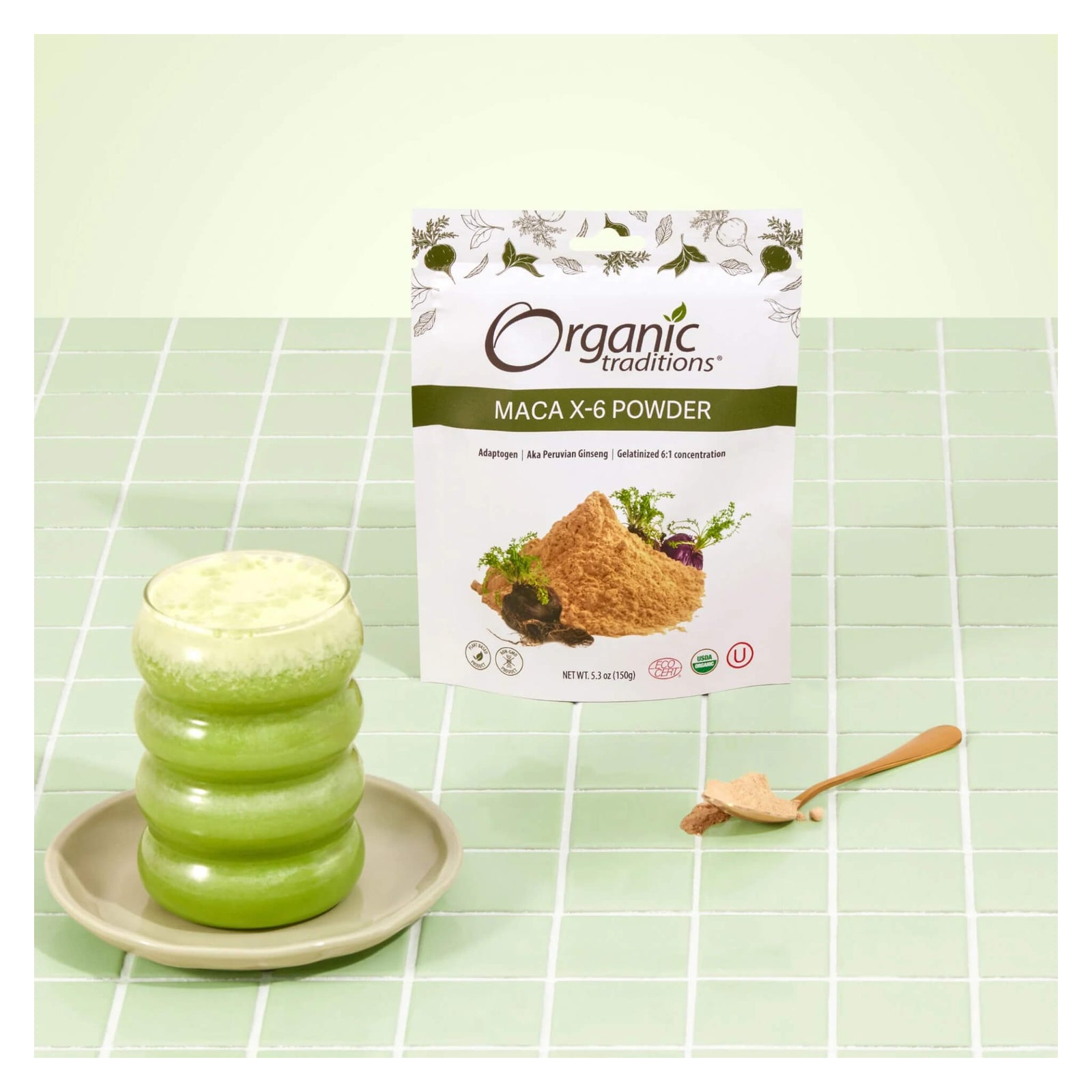 【もん◯】アチーブメント PSM CDセット Optimum Health | Organic Traditions Maca X-6 Raw Gelatinized Black