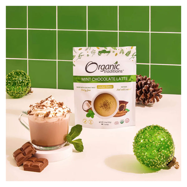 Organic Traditions Mint Chocolate Latte Lifestyle
