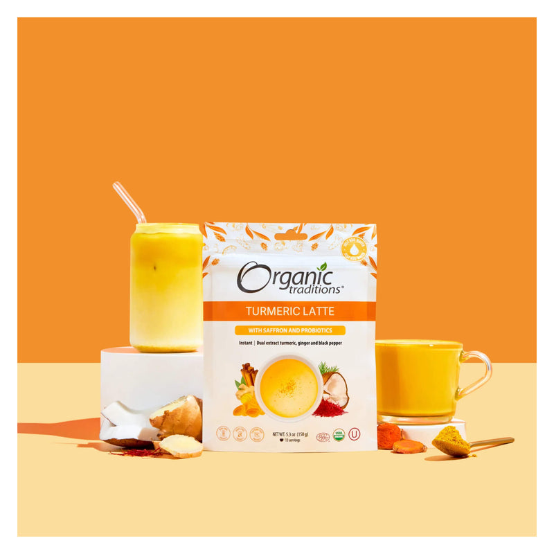 Organic Traditions Turmeric Latte with Probiotics Lifestyle
