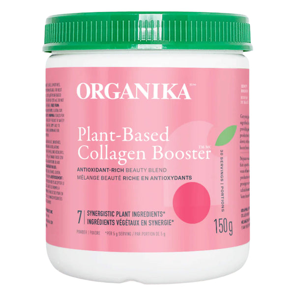Bottle of Organika Plant-Based Collagen Booster 150g Powder
